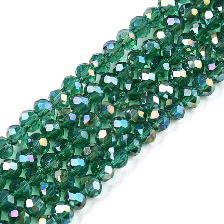 Electroplate Glass Beads Strands LS-EGLA-A044-T4mm-B18-1