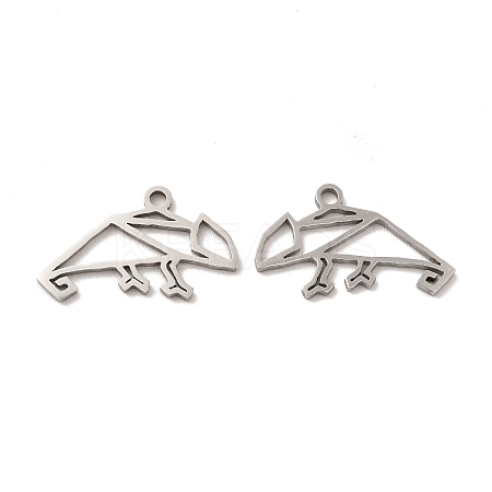 Non-Tarnish 201 Stainless Steel Pendants STAS-K251-055P-1