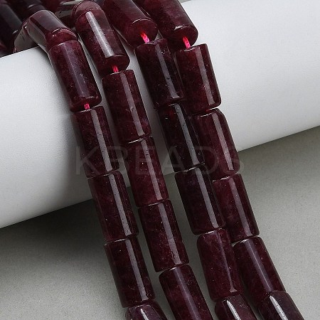 Dyed Natural Malaysia Jade Beads Strands G-C285-B01-01D-1