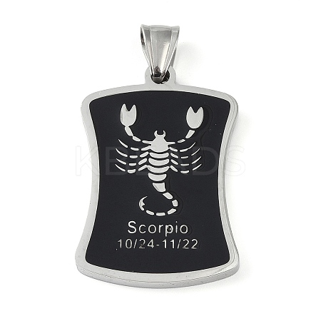 304 Stainless Steel Pendants LS-STAS-O008-01J-1