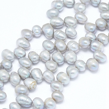 Natural Cultured Freshwater Pearl Beads Strands PEAR-G004-03C-01A-1
