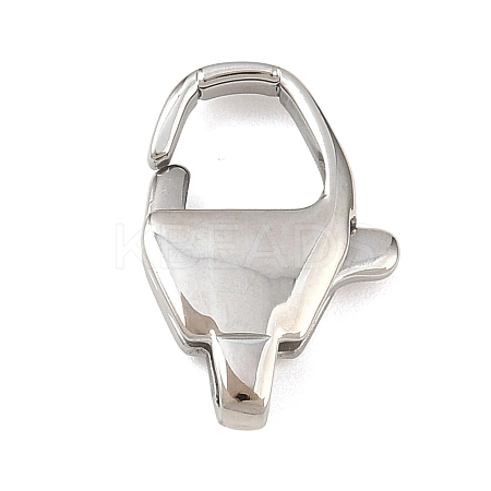 316 Stainless Steel Lobster Claw Clasps LS-STAS-C154-02D-P-1