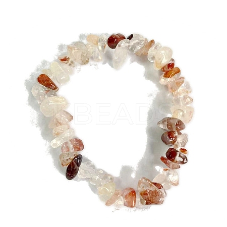 Natural Quartz Stretch Bracelets PW-WG56138-27-1