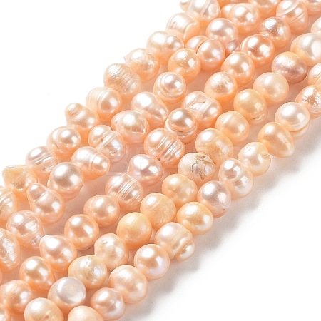 Natural Cultured Freshwater Pearl Beads Strands PEAR-E018-76-1