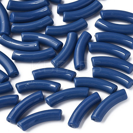 Opaque Acrylic Beads MACR-S372-002B-18-3921-1