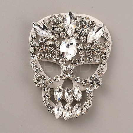 Skull Cloth Sew on Appliques DIY-WH0308-269B-1