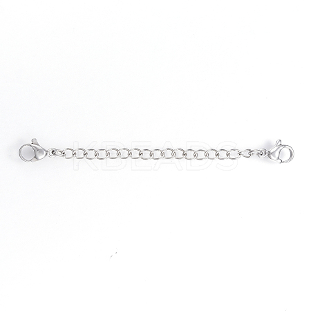 Tarnish Resistant 304 Stainless Steel Chain Extender X-STAS-H349-E-01P-1