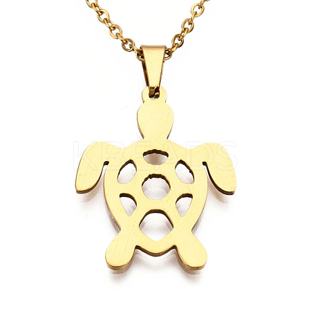 201 Stainless Steel Pendants Necklaces NJEW-S105-JN691-45-2-1