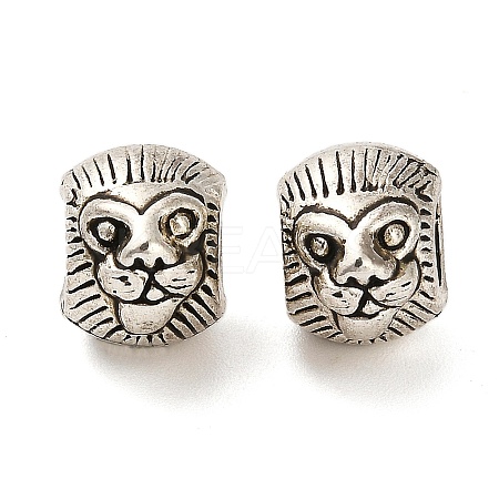 Tibetan Style Alloy European Beads FIND-M047-15AS-1