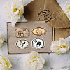 Custom Summer Theme PVC Plastic Clear Stamps DIY-WH0631-0231-5