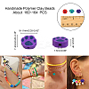 Handmade Polymer Clay Beads Strands CLAY-AR0001-02-2