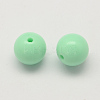 Opaque Acrylic Round Bubblegum Beads SACR-Q100-14mm-M091-2
