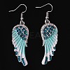 Rhinestone Wings Dangle Earrings WI-PW0001-056D-1