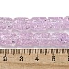 Transparent Crackle Glass Beads Strands GLAA-NH0001-04H-4