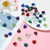 40Pcs 8 Colors Electroplate Glass Charms GGLA-YW0001-16-4