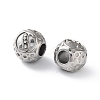304 Stainless Steel Rhinestone European Beads STAS-A092-10S-P-2