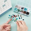 250g 10 Colors Natural & Synthetic Gemstone Beads G-NB0002-58-3