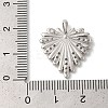 Rack Plating Brass Clear Cubic Zirconia Pendants X-KK-Z056-13P-3