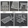 Assembled Acrylic Game Pad Controller Display Stands ODIS-WH0001-27-3