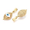 304 Stainless Steel & Enamel Pendants STAS-T072-80A-G-2