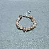 Natural Strawberry Quartz Chip Beaded Bracelets for Women IW6789-10-1