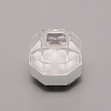 Transparent Plastic Ring Boxes LS-OBOX-WH0014-01B-1