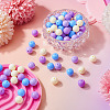 Opaque Acrylic Beads OACR-TAC0014-06B-5