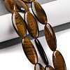 Natural Tiger Eye Beads Strands G-B078-E11-01-2