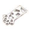 Alloy Open Back Bezel Pendants PALLOY-M184-01P-RS-3