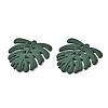 Spray Painted Alloy Pendants X-PALLOY-T077-117B-RS-3
