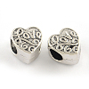 Tibetan Style Alloy European Large Hole Beads TIBEP-R304-092AS-LF-1