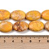 Dyed Natural Regalite/Imperial Jasper/Sea Sediment Jasper Beads Strands G-S397-B01-13x18-5
