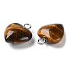 Natural Tiger Eye Pendants X-G-E603-01P-06-3