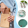 5Pcs 5 Colors Square PU Leather Envelope Pouches ABAG-TA0001-81-9