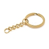 Ion Plating(IP) 304 Stainless Steel Split Key Rings KEYC-M035-02G-2