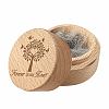 1Pc Beech Wood Engraved Pet Hair Keepsake Boxes CON-CN0001-16E-1