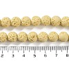 Synthetic Lava Rock Dyed Beads Strands G-H311-08C-05-5
