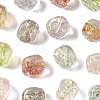 16Pcs 7 Colors Handmade Foil Lampwork Beads FOIL-FS0001-03-3