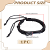 1Pc Guitar PU Leather Cord Bracelets BJEW-LP0003-46-2
