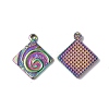 Ion Plating(IP) 304 Stainless Steel Pendants STAS-P318-01MC-1