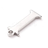 304 Stainless Steel Charms STAS-H112-I-P-3