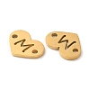 Ion Plating(IP) 304 Stainless Steel Connector Charms STAS-C081-04G-M-2