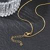 1.2MM 304 Stainless Steel Boston Link Chain Necklaces NJEW-D328-01G-03-5