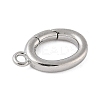 Brass Spring Gate Ring KK-L245-04P-01-2