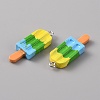 Three Color Opaque Resin Pendants RESI-TAC0010-66E-2
