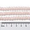 Baking Paint Imitation Jade Glass Bead Strands DGLA-A034-J6MM-A41-5