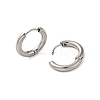Tarnish Resistant 304 Stainless Steel Hoop Earrings EJEW-P177-P-20-2