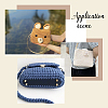 PU Leather Oval Long Bag Bottom FIND-PH0016-003E-4