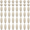 300Pcs 3 Style Natural Unfinished Wood Beads WOOD-SP0001-53-7