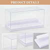 2-Tier Acrylic Minifigure Display Cases ODIS-WH0027-047B-4